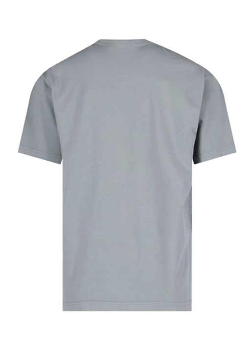 Balenciaga BB-Logo-gesticktes, übergroßes T-Shirt in Grau - Image 2