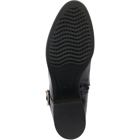 Geox D Felicity Leder Women's Schwarz Stiefel - Image 3