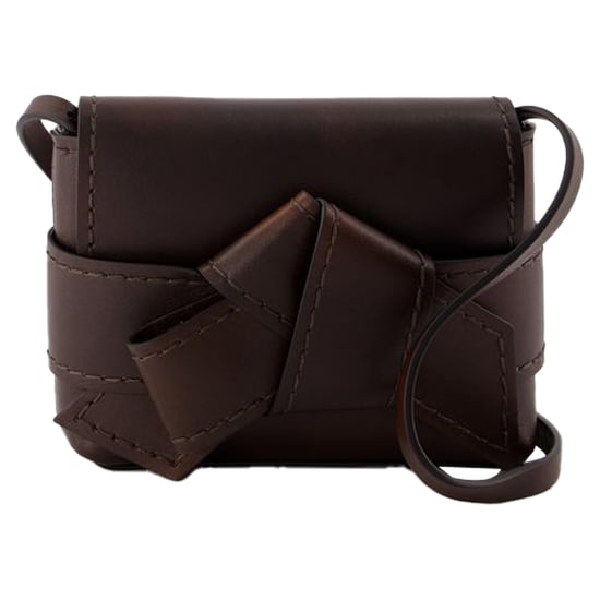 Mini Musubi Tasche - Acne Studios - Leder - Braun - Image 1