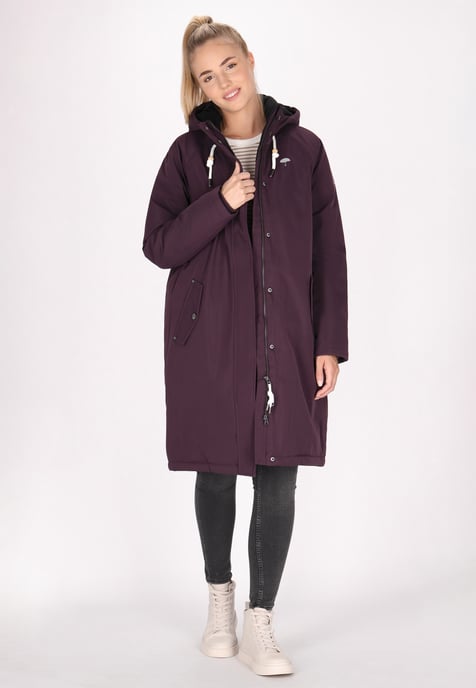 Schmuddelwedda Winterparka Damen dunkelviolett - Image 2