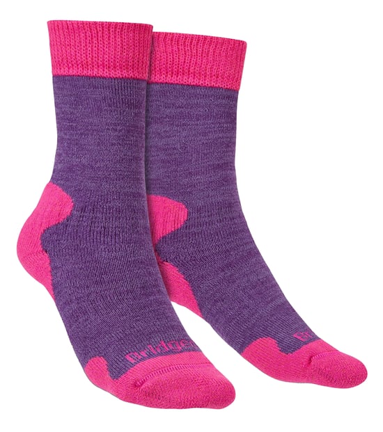 Bridgedale - Damenstiefel aus schwerer Merinowolle - Lila meliert - Image 1