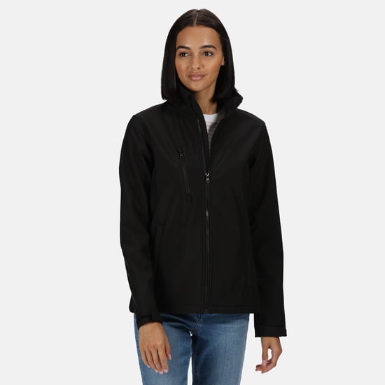 Regatta Womens/Ladies Ablaze 3 Layer Membrane Soft Shell Jacket (Schwarz) - Image 3
