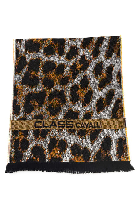 Cavalli Class Herren brauner Wollschal - Image 1