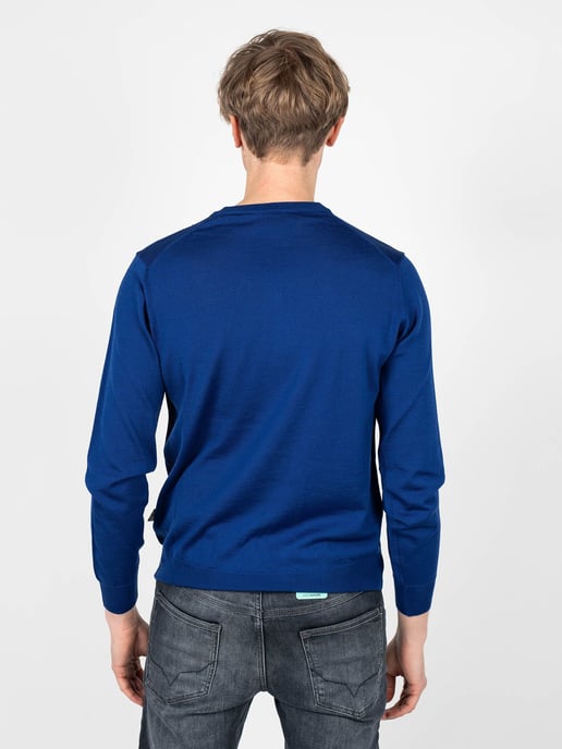 Plein Sport Pullover Merino Herren blau - Image 4