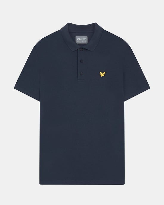Lyle & Scott Sport Poloshirt mit kurzen Ärmeln in Marineblau - Image 5