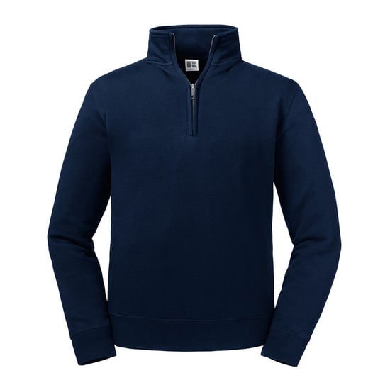 Russell Herren Authentic Zip Neck Sweatshirt (French Navy) - Image 1