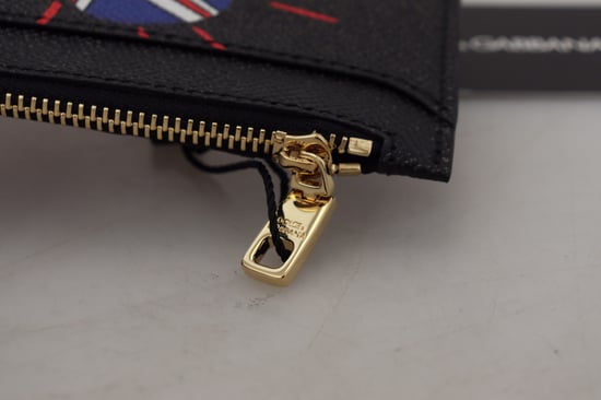 Dolce & Gabbana Elegante Leder-Münzbörse mit Reißverschluss für Damen - Image 6