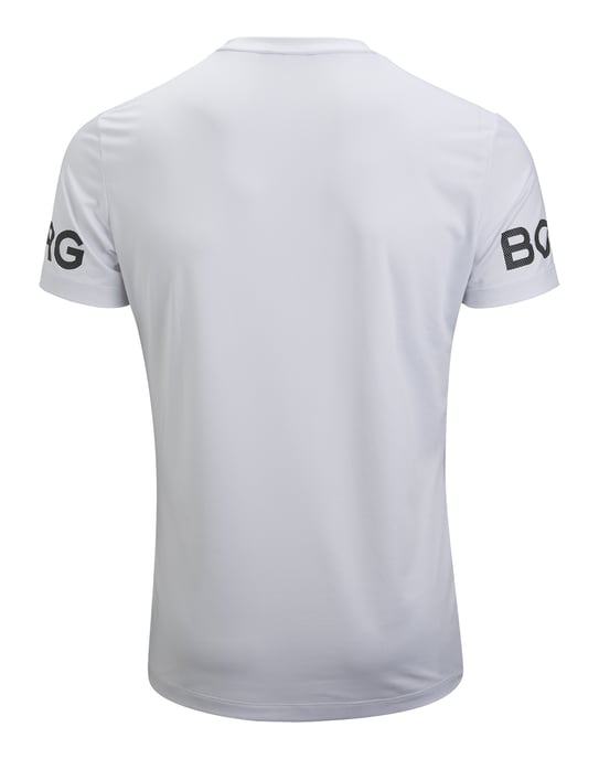 Björn Borg - Mens High Performance T-Shirt mit kurzen Ärmeln - Weiß - Image 2