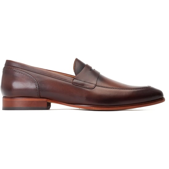 Base London Bruno Herrenschuhe aus gebranntem braunem Leder - Image 5