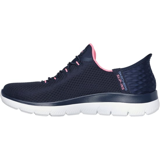 Skechers Summits Diamond Dream Damen Turnschuhe in Marineblau/Rosa - Image 4