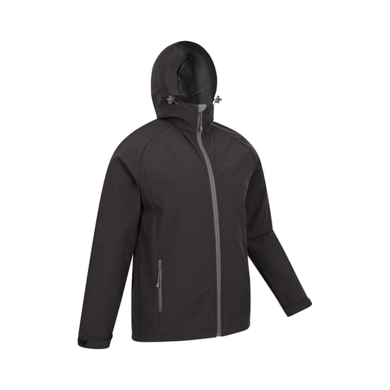 Mountain Warehouse Mens Exodus Waterproof Soft Shell Jacket (Black)