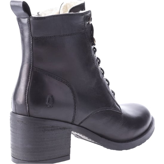 Hush Puppies Harriet Leder Damen Schwarz Stiefel - Image 2