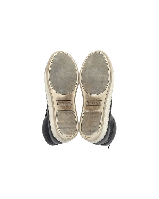 Lanvin Mid-Top Sneakers aus schwarzem Leder - Image 6