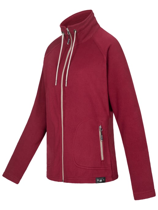 Rock Creek Fleecejacke Weinrot - Image 2