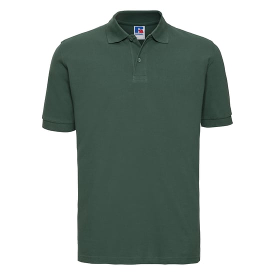 Russell Herren Kurzarm-Poloshirt aus 100% Baumwolle (flaschengrün) - Image 1