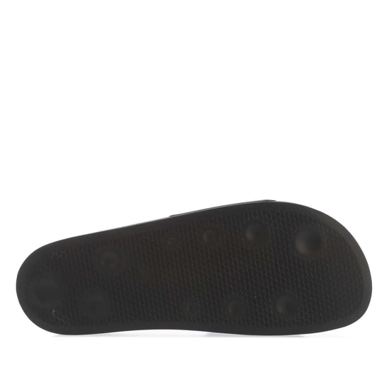Men's Marcelo Burlon Icon Wings Slip On Sliders in black orange