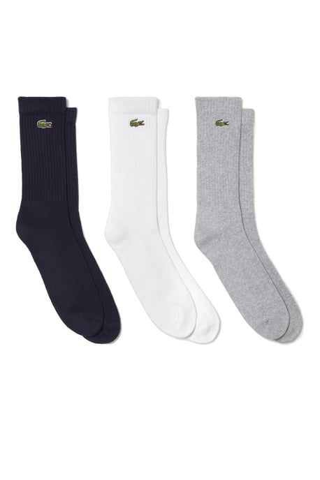 Lacoste 3er Pack Herren Crew Socken - Image 1