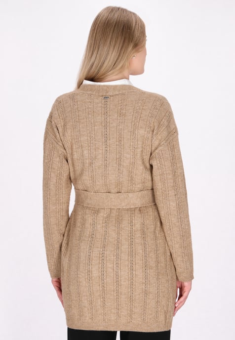 Dreimaster Cardigan Damen Beige - Image 4