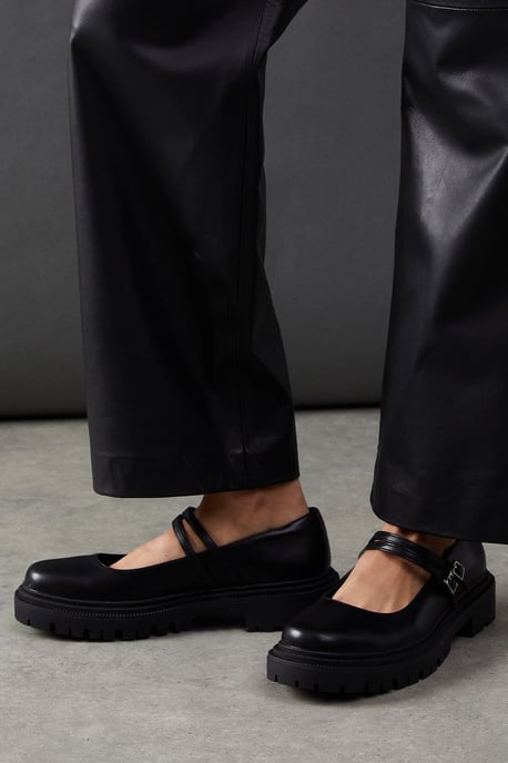 Faith: Naomi Chunky Mary-jane Shoes - Image 1
