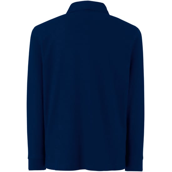 Fruit of the Loom Kinder Polo Shirt, Langarm (Dunkles Marineblau) - Image 2
