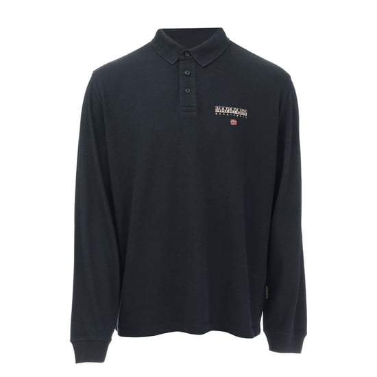 Napapijri E-Ayas Langarm Polo-Shirt für Herren in Marineblau - Image 1