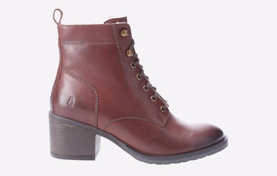 Hush Puppies Harriet Damenstiefel Aus Braunem Leder - Image 1