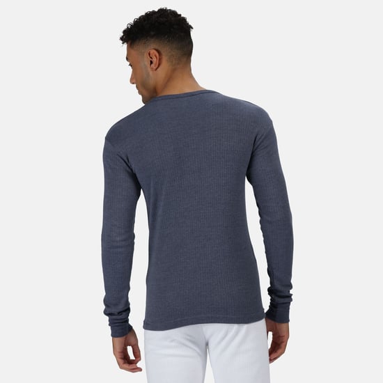 Regatta Thermal Underwear Long Sleeve Vest / Top (Denim Blue)