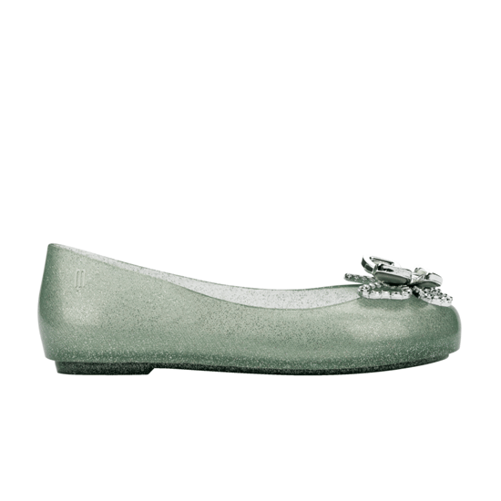 Sweet Love Fly Glitter Green Flats - Image 1