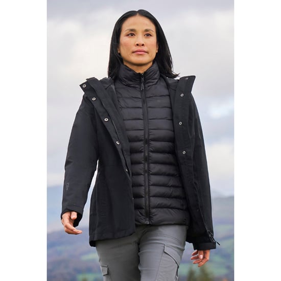 Mountain Warehouse - "Alaskan" Steppjacke für Damen (Pechschwarz) - Image 1