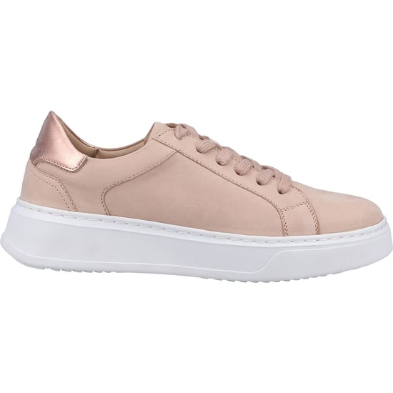 Hush Puppies Camille Leder Damen Blush Turnschuhe - Image 4