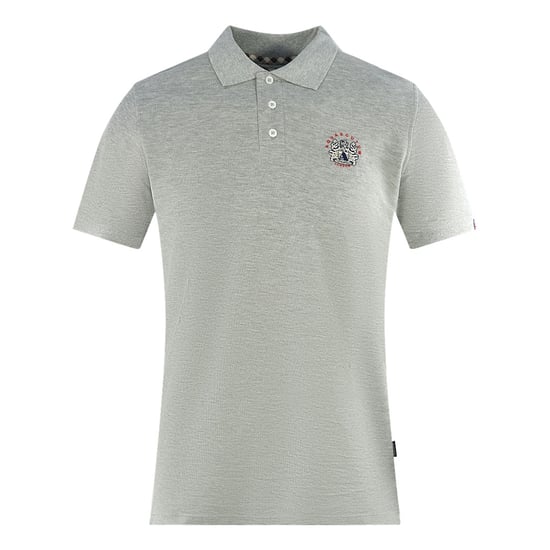 Aquascutum London Wappen Graues Poloshirt - Image 1