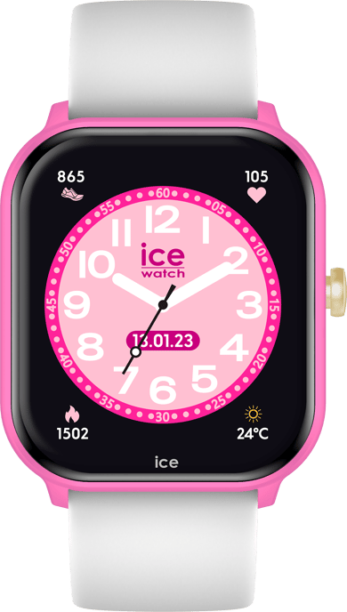 Ice Watch Ice Smart Junior 2.0 - Auffälliges Pink - Weiße Mädchen Uhr 022798 - Image 4