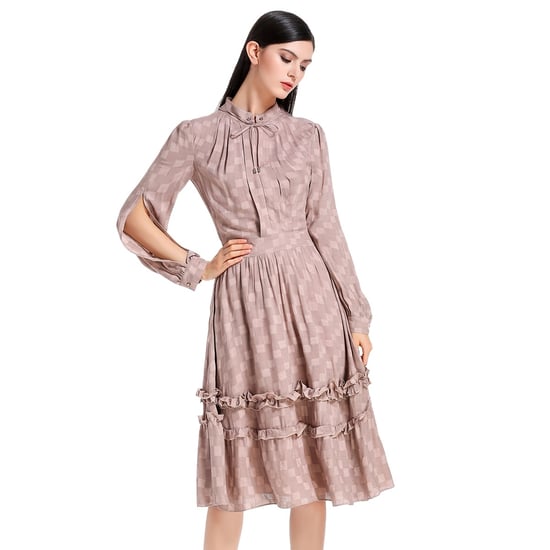Fit and Flare Blouse Dress