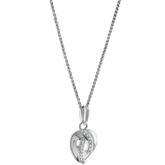 Orphelia 'Amore' Damen-Anhänger aus 925er Sterlingsilber mit Kette – Silber ZH-7577 - Image 2