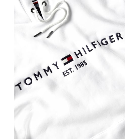 Logo Hoodie von Tommy Hilfiger in der farbe Weiss und in größe XXL. - Image 3