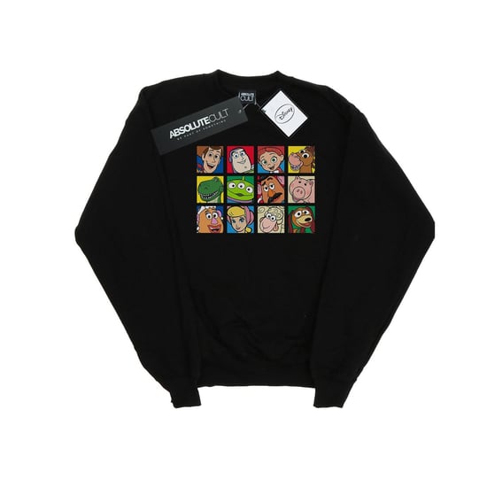 Disney Mens Toy Story Character Squares Sweatshirt (Black)