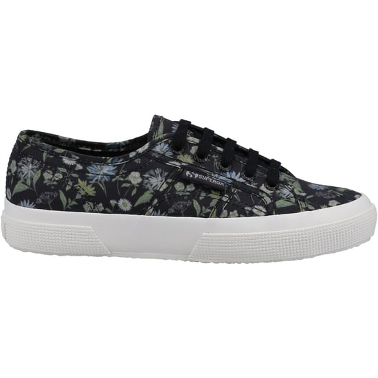 Superga 2750 Floral Print Cotton Women's Dunkelgrau/Floral Print Turnschuhe - Image 4