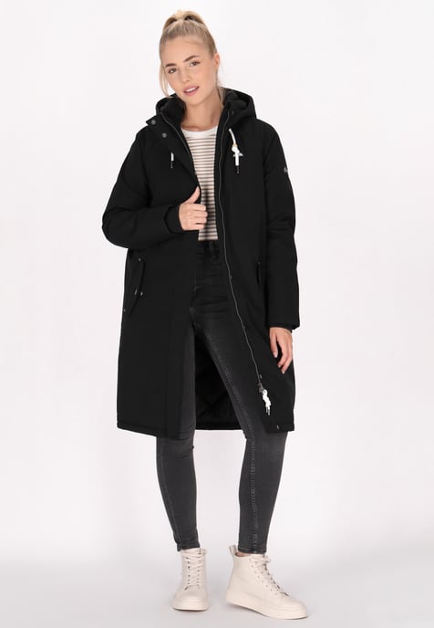 Schmuddelwedda Winterparka Damen schwarz - Image 2