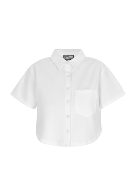 Dreimaster Bluse Damen Wollweiss - Image 1