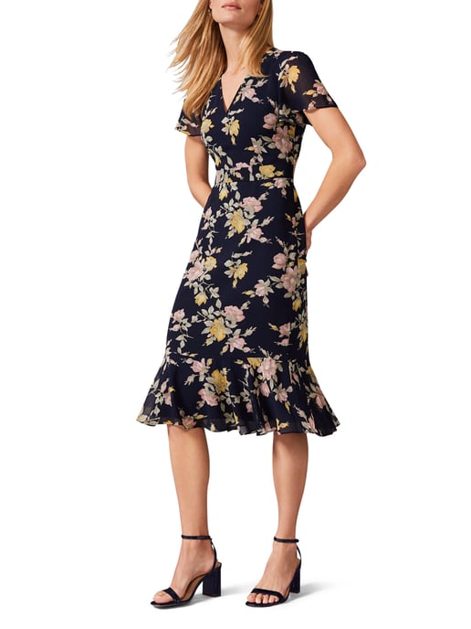 Melissa Georgette Floral Dress