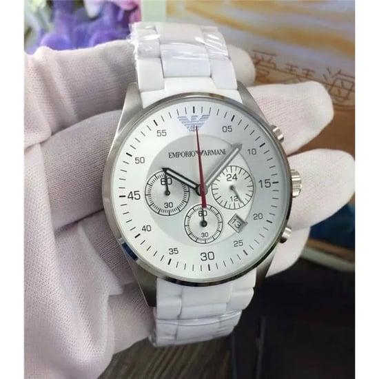 Emporio Armani AR5859 Men's Watch Tazio White