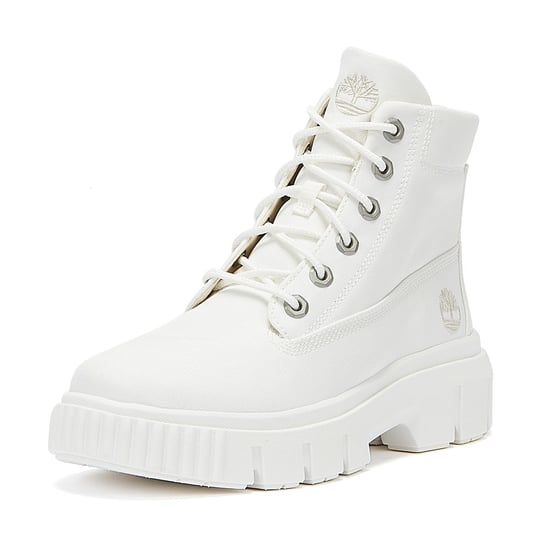 Timberland Greyfield Stoff Damen Weiß Stiefel - Image 3