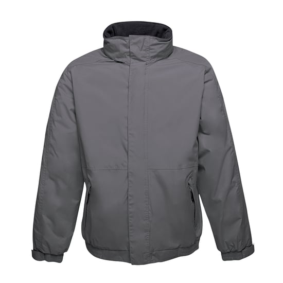 Regatta Mens Dover Waterproof Windproof Jacket (Seal Grey/Black)