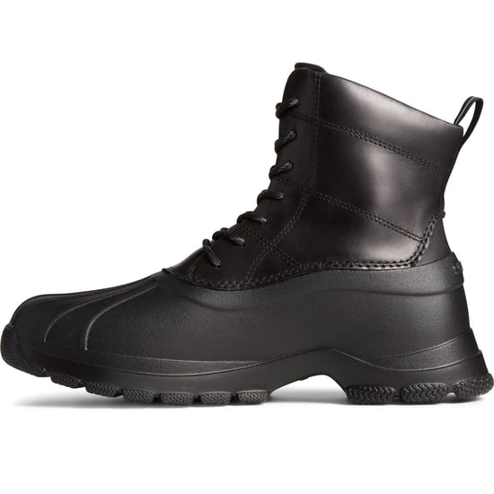 Sperry Duck Float Leder Schwarz Wellington Stiefel - Image 5