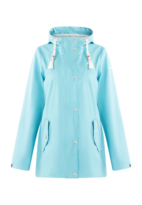 Schmuddelwedda Regenjacke Damen DUNKELAQUA-280 - Image 1