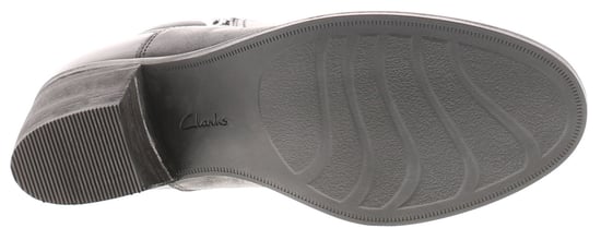 Clarks Womens Ankle Boots Neva Zip Leather Zip black - Image 5