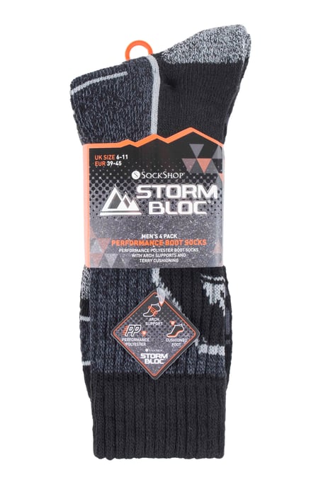 4 Pack Herren Cushion Lightweight Wandern Boot Socken für warmes Wetter - Image 2