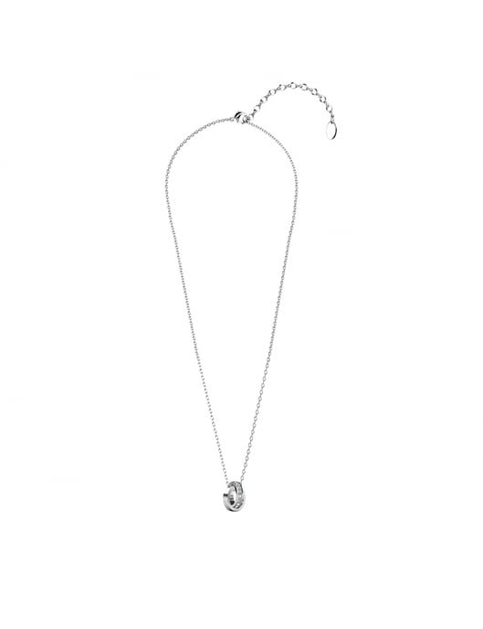 Parures Chic Circle Hoop - Argenté et Cristal - Image 6