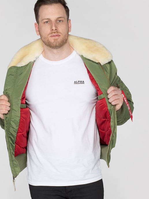 Alpha Industries Herren Injector III Flugjacke in Salbeigrün - Image 2