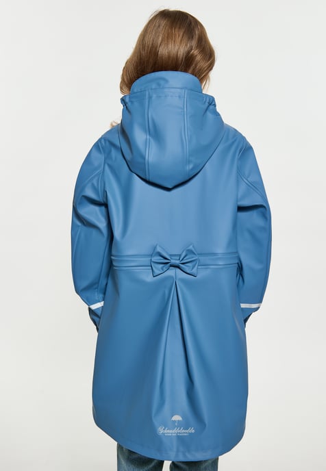 Schmuddelwedda Regenmantel Mädchen (Kids) Stahlblau - Image 4